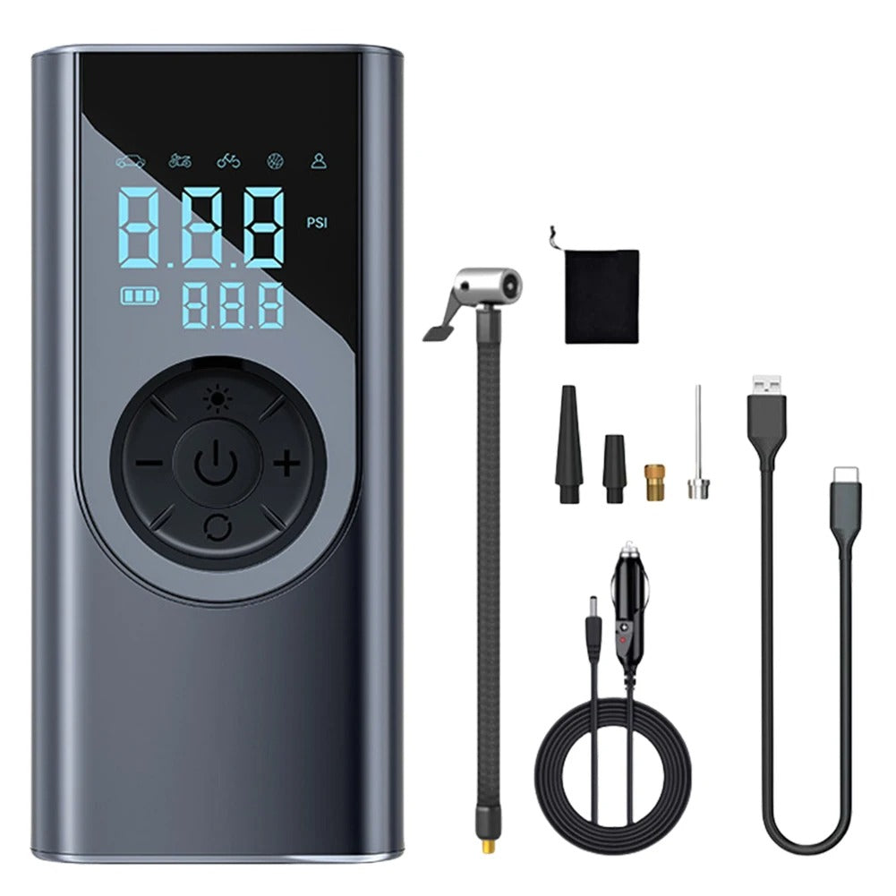 Electric Tire Inflator – Portable Car Inflator Pump
