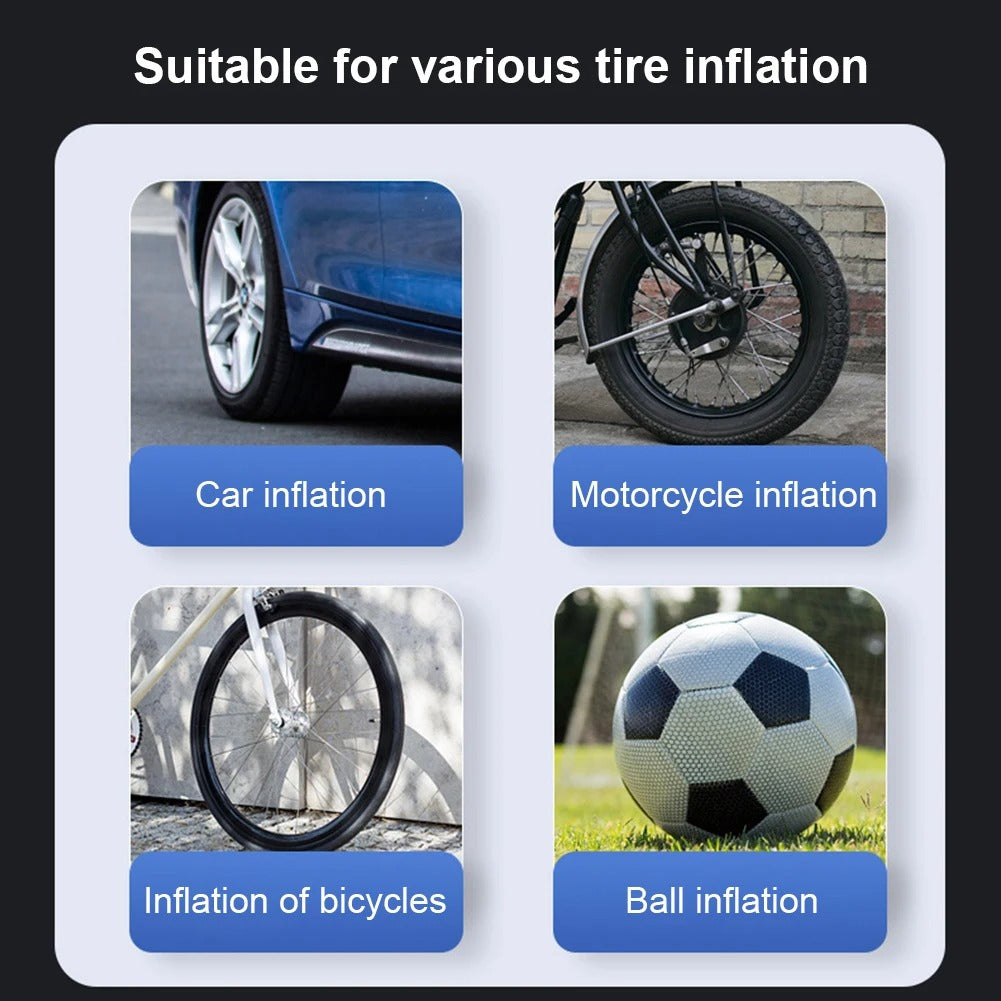 Electric Tire Inflator – Portable Car Inflator Pump