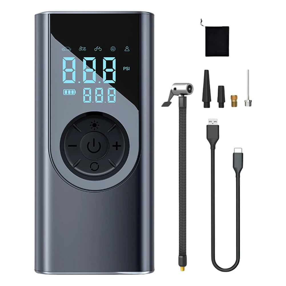 Electric Tire Inflator – Portable Car Inflator Pump