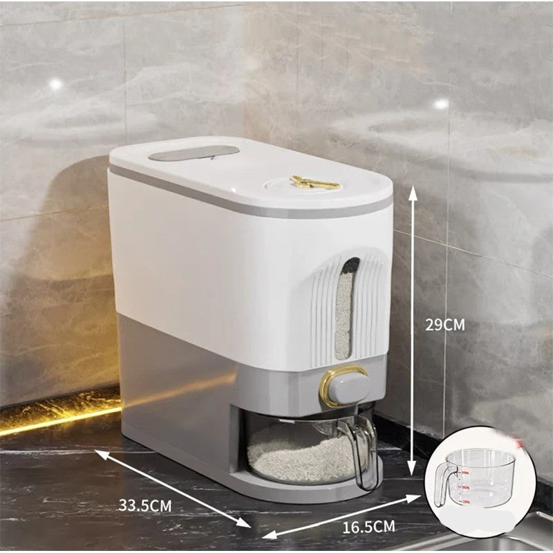 Smart Airtight Grain & Rice Dispenser