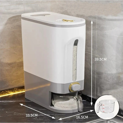 Smart Airtight Grain & Rice Dispenser